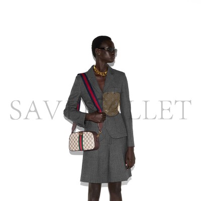 GUCCI OPHIDIA SMALL CROSSBODY BAG  ‎752591 (23.9*15.2*6.9cm)